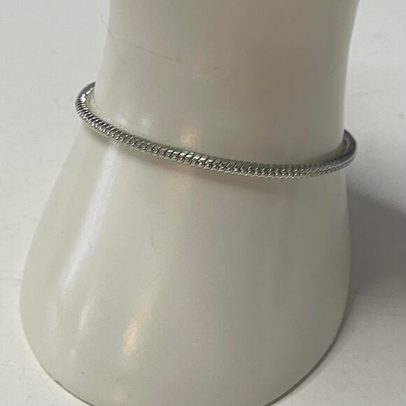 Charm necklace silver tone w extension heart dangle costume fashion jewelry - Picture 2 of 12